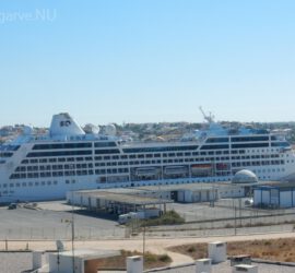 Cruiseship in de haven