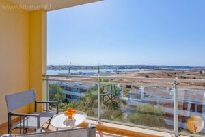 View from one of the balconies. Unique location, apartment with large pool.