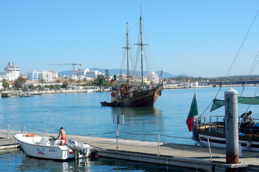 On the Arade River, there is much to do and view from your balconies.