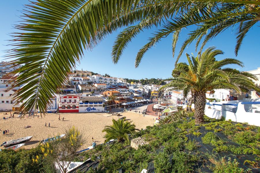 Beach at Praia do Carvoeiro