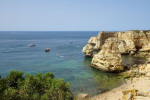 Praia da Marinha Most beautiful beach in the Algarve Southern Portugal