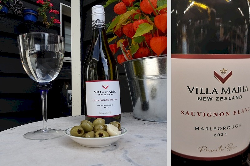 Een heerlijke frisse Villa Maria wijn