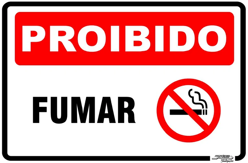 proibido fumar