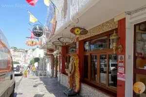 Carvoeiro has lots of places to dine and drink.