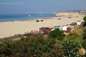 The beach from Praia da Rocha.