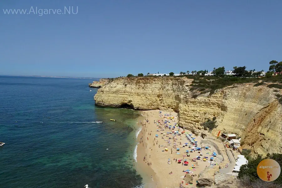 Praia Centeanes, the beach from Carvoeiro.